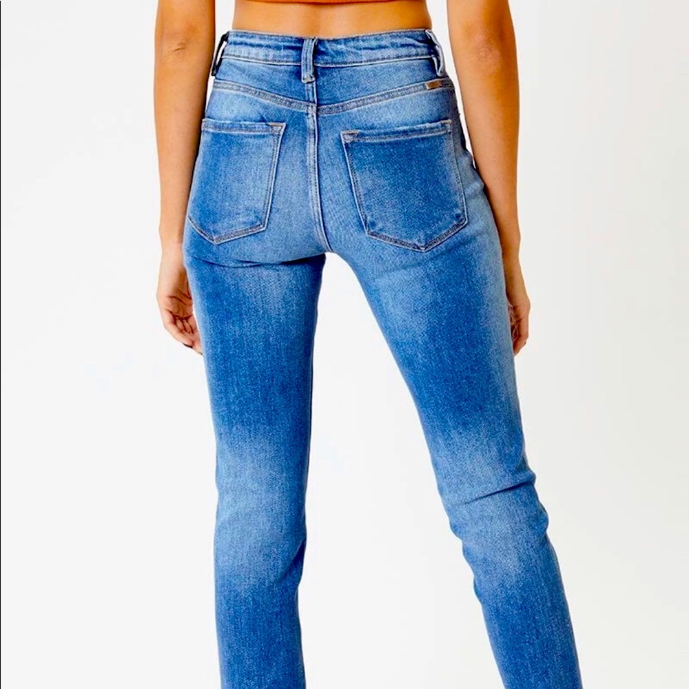 Brand New Kancan cuffed straight leg jean - Picture 3 of 13
